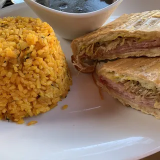 Traditional Cuban Sandwich Plate