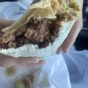 Carne asada burrito