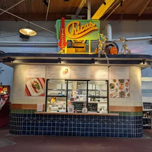 the inside of the restaurant