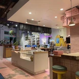 interior, sushi and sashimi