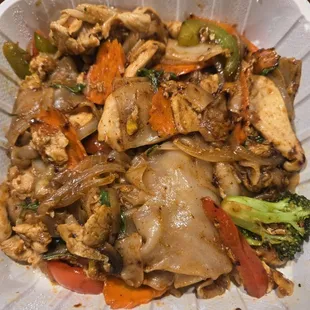 Drunken Noodles (Phad Kee Mao)