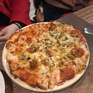 Pepperoni & Pistachio Pizza