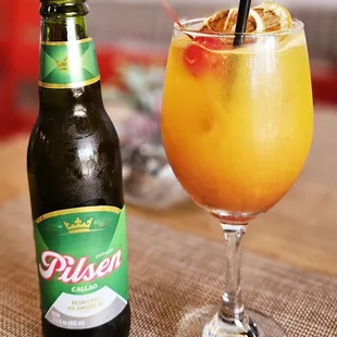 Peruvian Pilsen and Gold River Mimosa