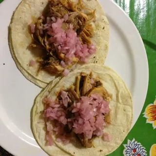 Tacos De Cochinita (order Of 2)-