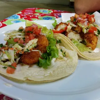 Tacos De Pescado (order Of 2)-