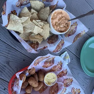 Buffalo Chicken Dip Corndog Nuggets