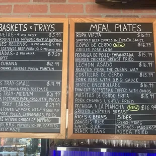 Menu - 1. From 12/27/24.