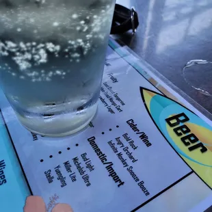 They did not have the hard cider with the odd name...but the Bold Rock was fine.