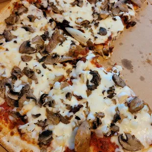 The Chesapeake pizza - WAY undercooked