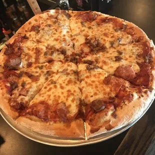 pizza, food