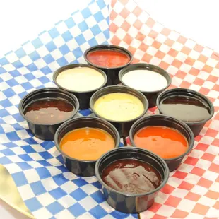 Try all of our dipping sauces!