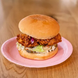 Fried chicken sandwich