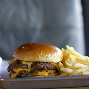 Double Smash Burger Combo (with fries)