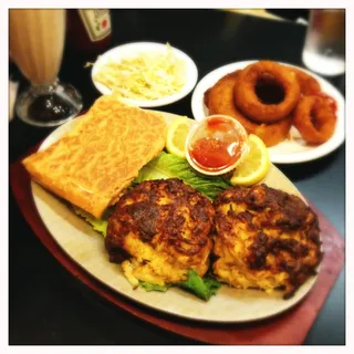 Double Crab Cake Platter