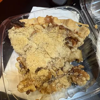 Caramel Apple Walnut Pie (slice)