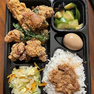 #B3. Popcorn Chicken Rice Plate