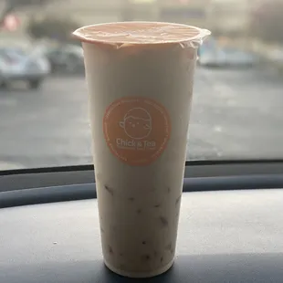 Almond milk tea