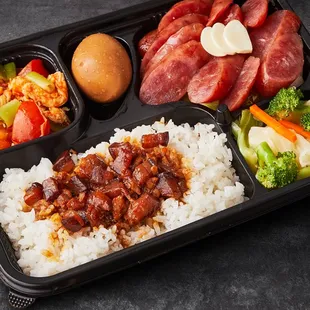 B11 Taiwanese Sauages Rice Plate