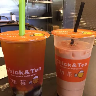 #D26. Passion Fruit Tea with Pearl and Jelly