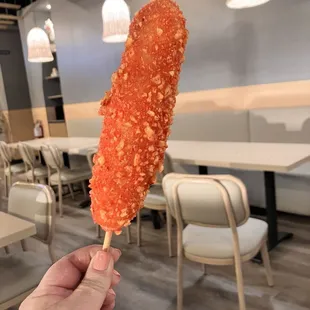 Cheeto corn dog