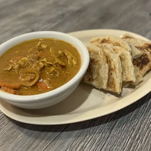 Curry with Roti