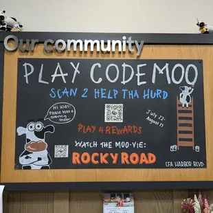 When I saw the words "Rocky Road", I almost thought they were serving that ice cream. Then, an employee told me it was a movie lol