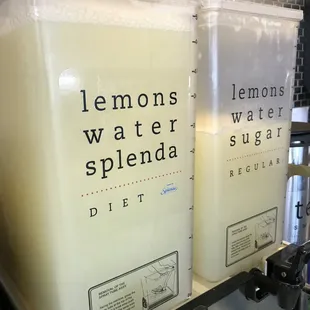 Fresh lemons go into our lemonade