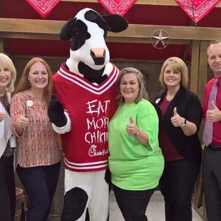 Mr. Cow &amp; the Chick-fil-A Team were excited to announce KatyISD as a winner of the Chick-fil-A True Inspiration Award!