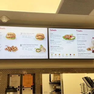 Menu as of May 2024