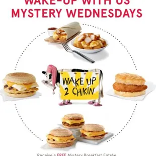 Free breakfast every Wednesday in January 2018 (from 7am-10am)