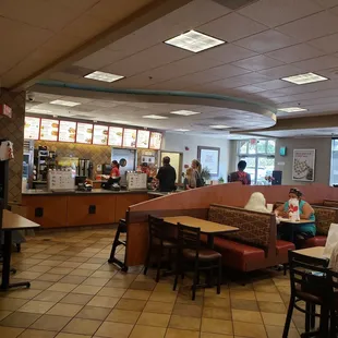 A view of the counter.