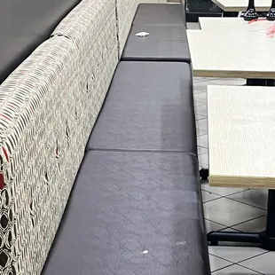 Seats are dirty and not clean