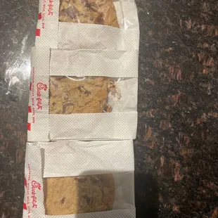 Days old and hard Chocolate Chunk Cookies