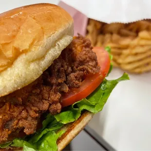 Chick-fil-A Deluxe Sandwich w/ fries