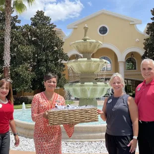 Supporting the staff of the Rosen School of Hospitality.