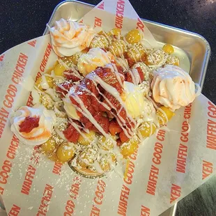 The shortcake bubble waffle