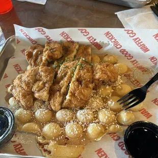 food, waffles