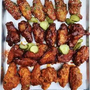 food, fried chicken, fried chicken wings, chicken wings and fried chicken, chicken wings, bbq wings, chicken, poultry, bbq chicken