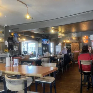 Interior of restaurant