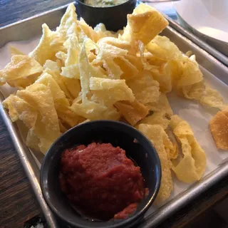 Dip Duo with Wonton Chips