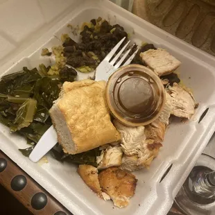 Marinated chicken breast w/ two sides - Boneless Breast Chicken