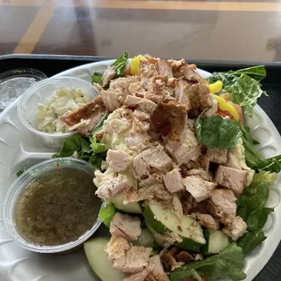 Greek Salad with Chicken