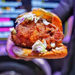 Nashville Hot Chicken Sandwich! Woooooo fireeeee!