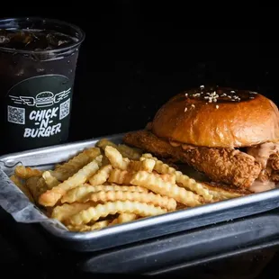 Our Fresh Spicy Chicken Sandwich or Either Mild