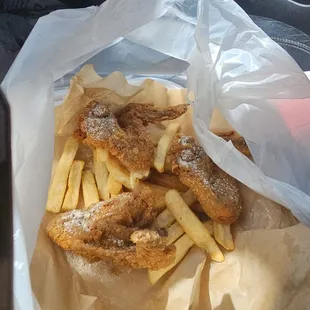 6wings and fries