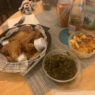 I had the chicken and waffle, I got wings instead of tenders so good