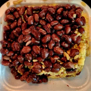 April 2023: A side of rice &amp; beans (Huge!)