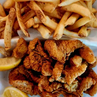 April 2023: Catfish Nuggets w/ fries-- very good