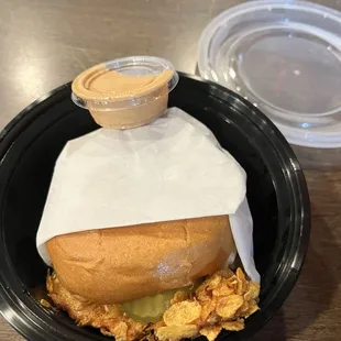 Chicken Sandwich with less coleslaw and more pickles. Still the best chicken sandwich anywhere