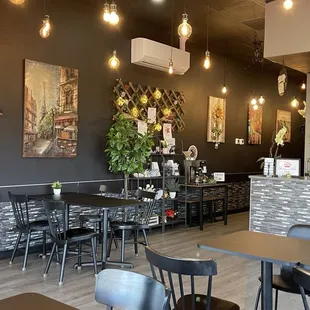 the interior of a restaurant